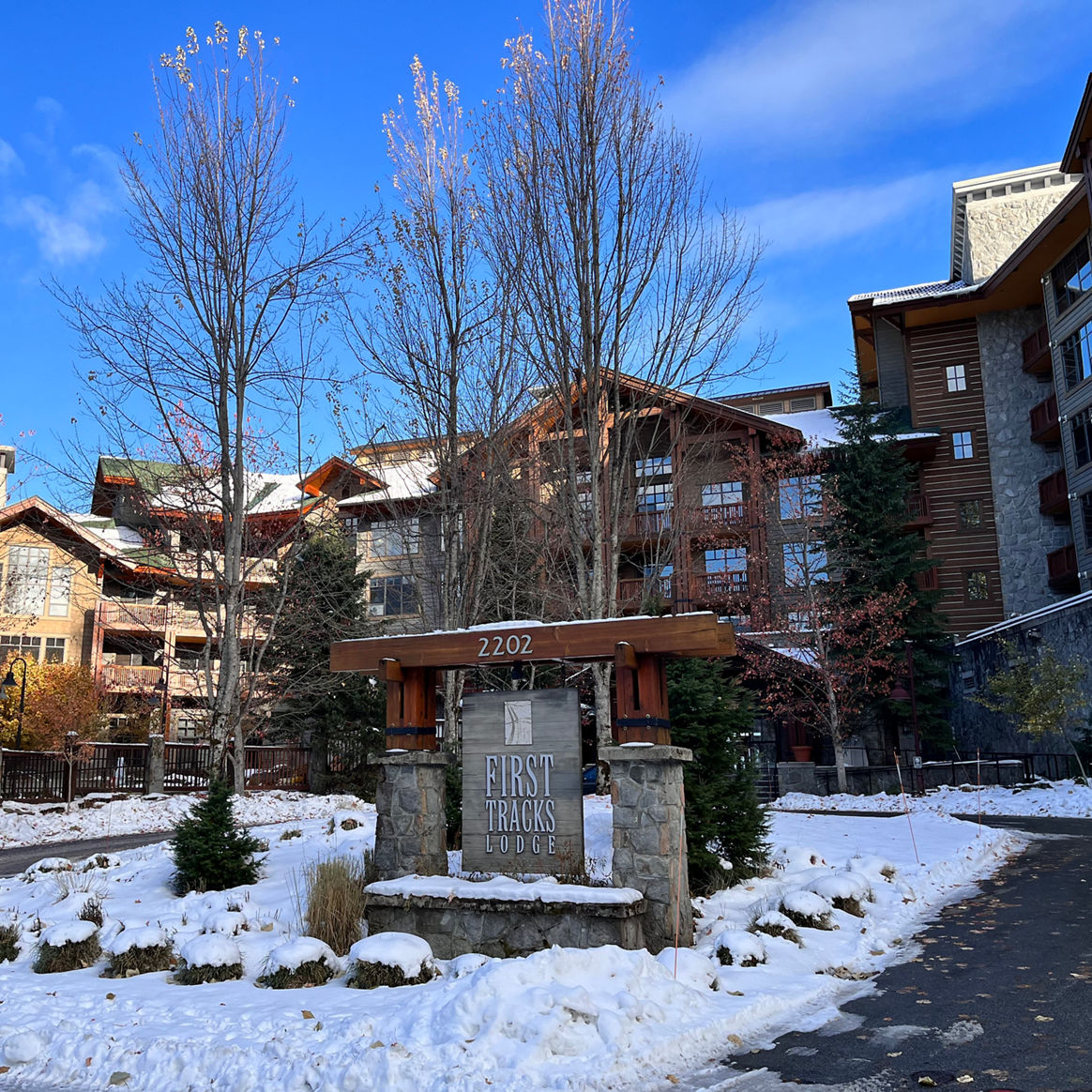 Exterior of Whistler Creekside, First Tracks Lodge