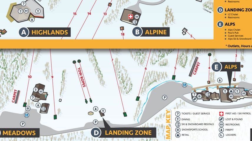 Afton Alps FY23 Base Area Map Updated