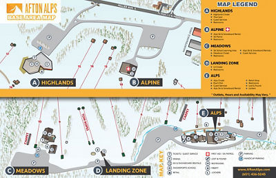 Afton Alps FY23 Base Area Map Updated