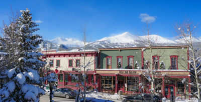 Gold Pan Saloon Restaurant in town Breck