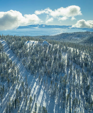Aerial View of Backside Express at Northstar