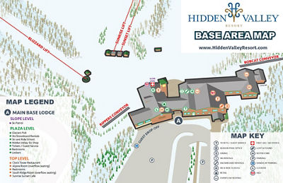 Hidden Valley PA Base Area Map