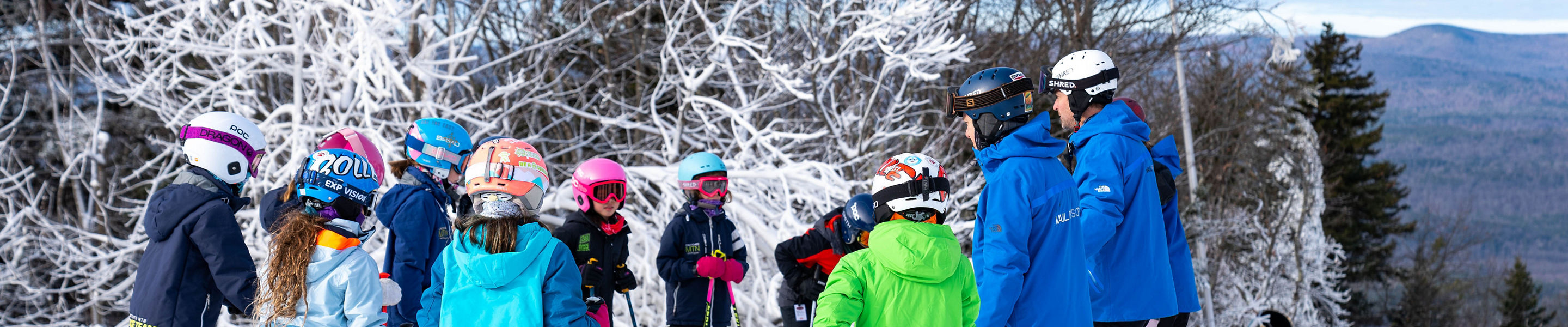 Kids Group Lesson for Ski Ride School at Crotched