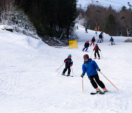 Group Lesson for Ski Ride School at Crotched