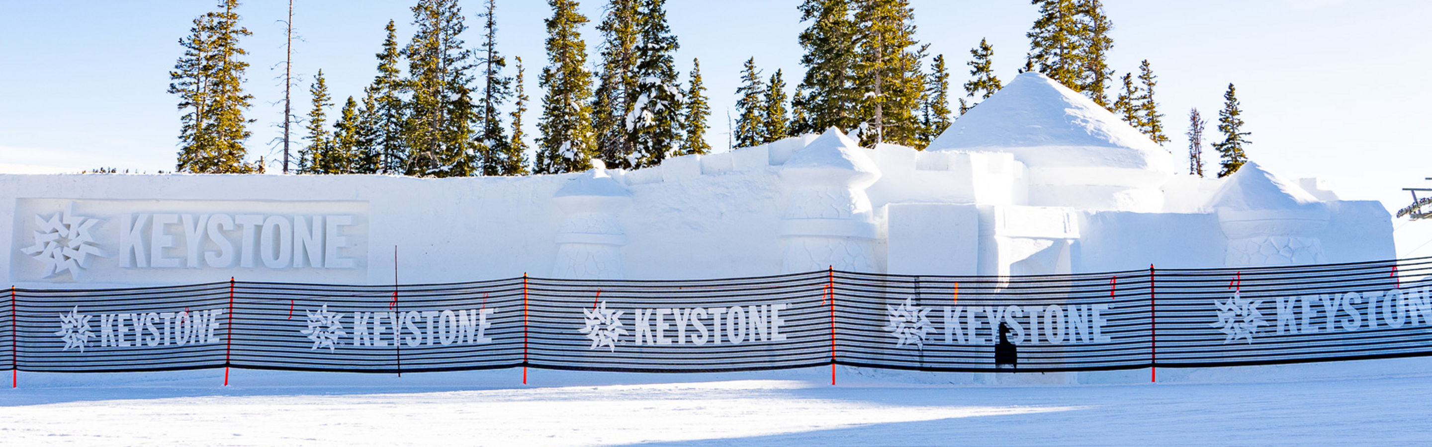 Exterior of Keystone Snow Fort
