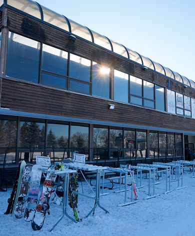 Wintry Base Area at Jack Frost Big Boulder