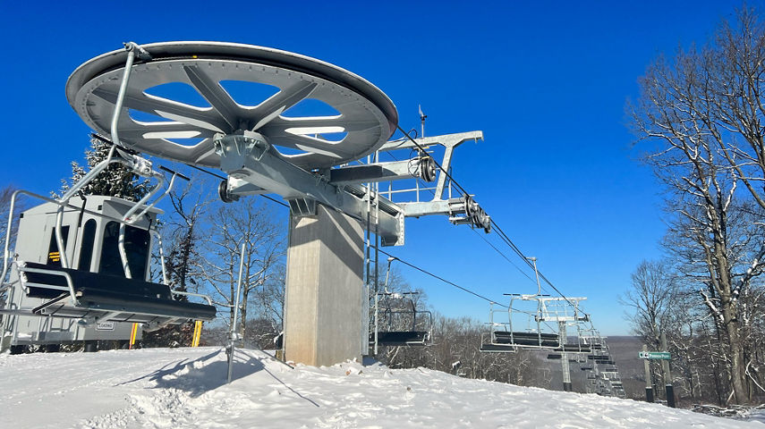 Chairlift Maintenance at Jack Frost Big Boulder