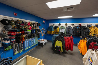 Interior of Vertical Outfitters at Crotched Mountain Resort