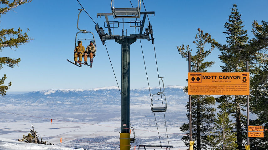 Mott Canyon Lift at Heavenly Ski Resort