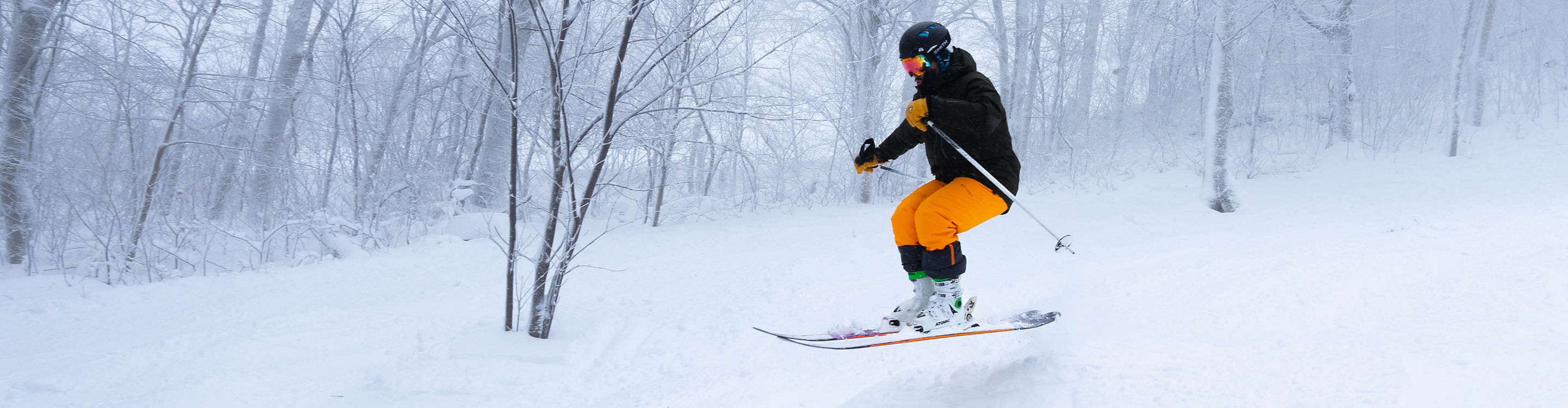 Resort Guests Skiing at Mount Sunapee
