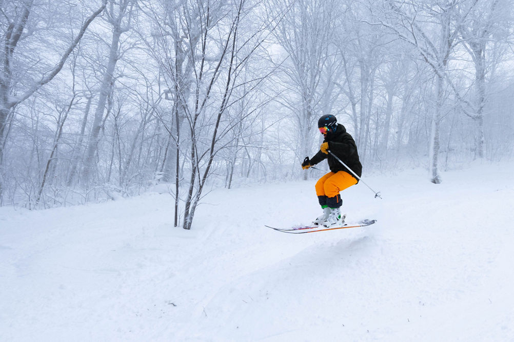 Resort Guests Skiing at Mount Sunapee