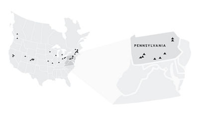 Mid-Atlantic Region Map