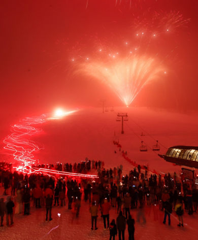 New Years Eve Fireworks at Crested Butte