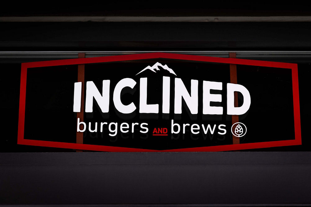 Inclined Burgers and Brews Logo