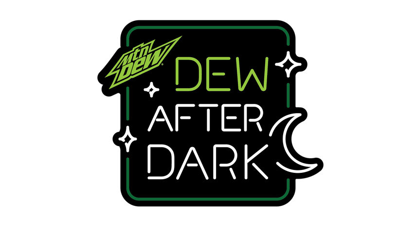 Mountain Dew After Dark Logo Light Background