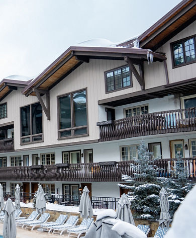 Pool at the Lodge at Vail on a Winter Day