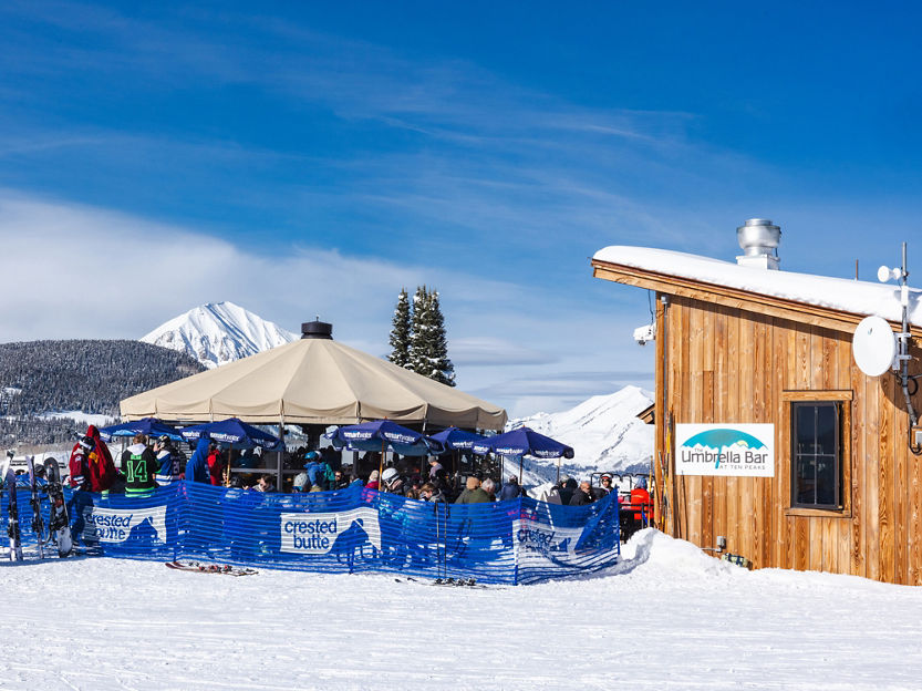 Exterior of Crested Butte Umbrella Bar at Ten Peaks at