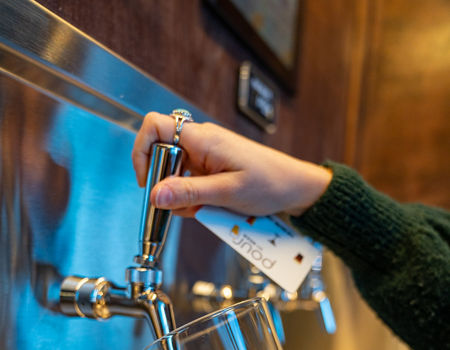 Detail Shot of Rathbone Taproom at Keystone