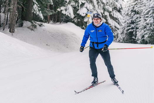 Ski Instructor Nordic Skiing at Stevens Pass