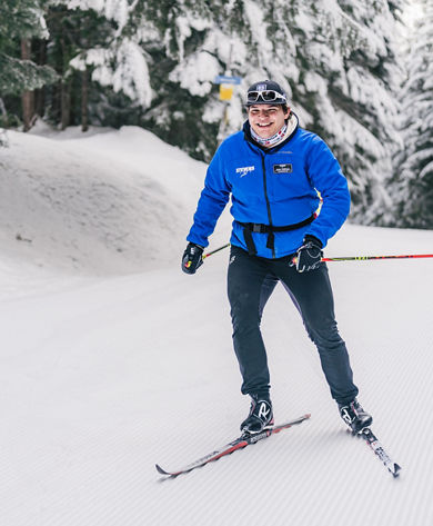 Ski Instructor Nordic Skiing at Stevens Pass