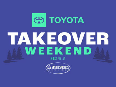 Toyota Takeover Weekend at Seven Springs Winter Event Promo