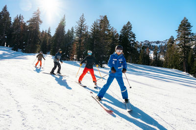 Teen Ski Lesson at Kirkwood
