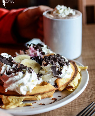 Crystal Hut Waffles at Whistler Blackcomb