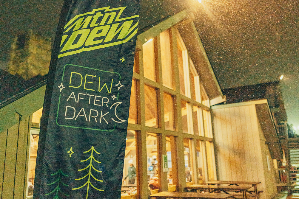 Dew After Dark Signage Outside Lodge at Boston Mills Brandywine