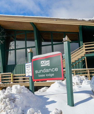 Exterior of Sundance Base Lodge