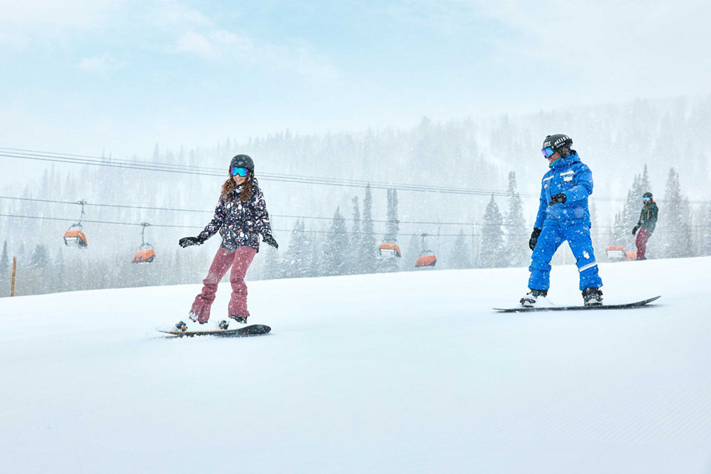 Adult Snowboard Lesson at Park City