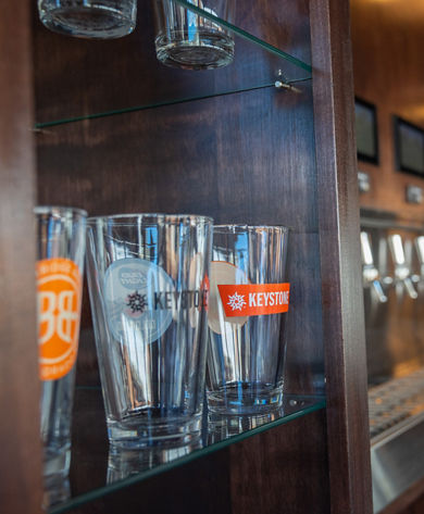 Detail Shot of Rathbone Taproom at Keystone