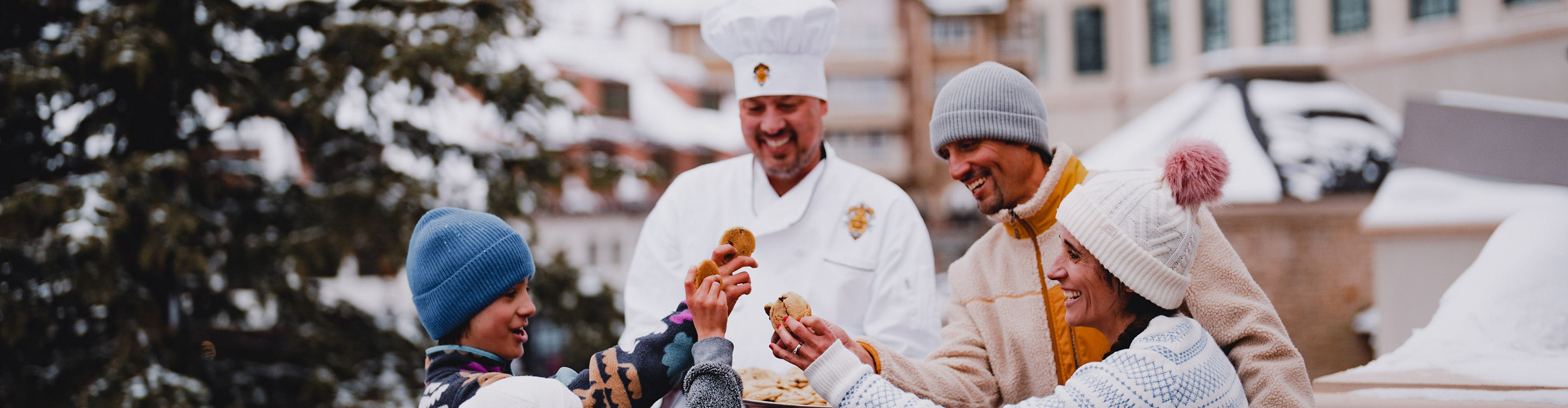 Family Enjoys Cookie Time at Beaver Creek