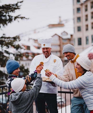 Family Enjoys Cookie Time at Beaver Creek