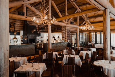 Beano's Cabin Dining Area