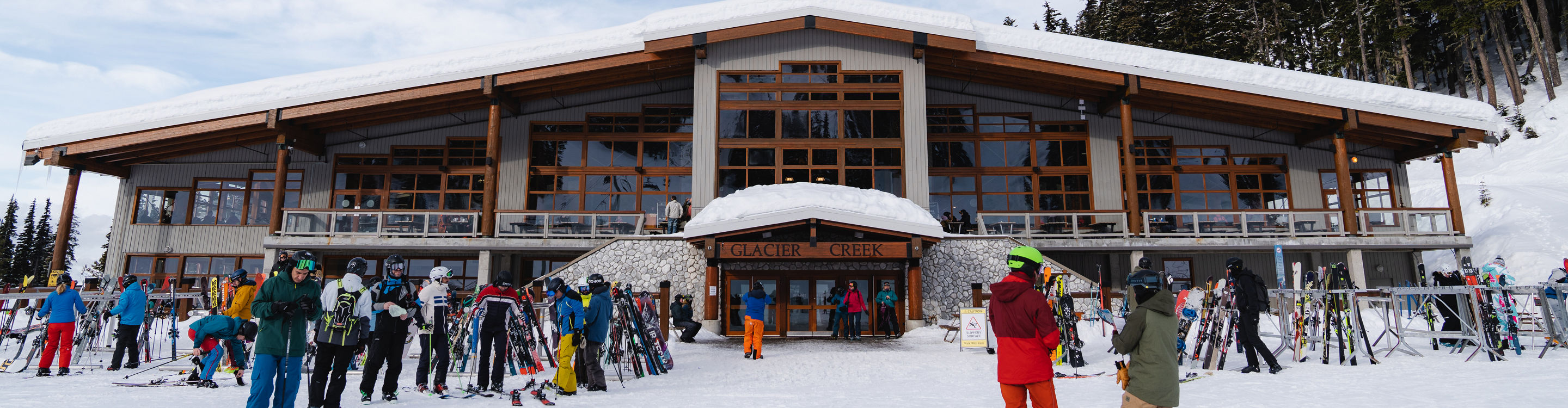 Exterior of Glacier Creek Lodge at Whistler Blackcomb