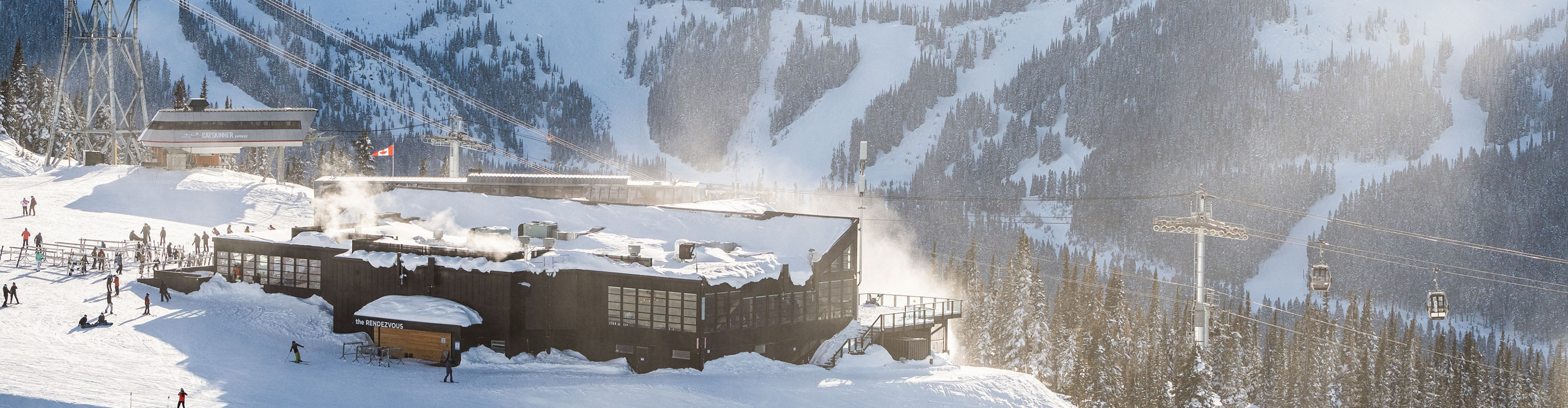 Aerial View of the Rendezvous at Whistler Blackcomb
