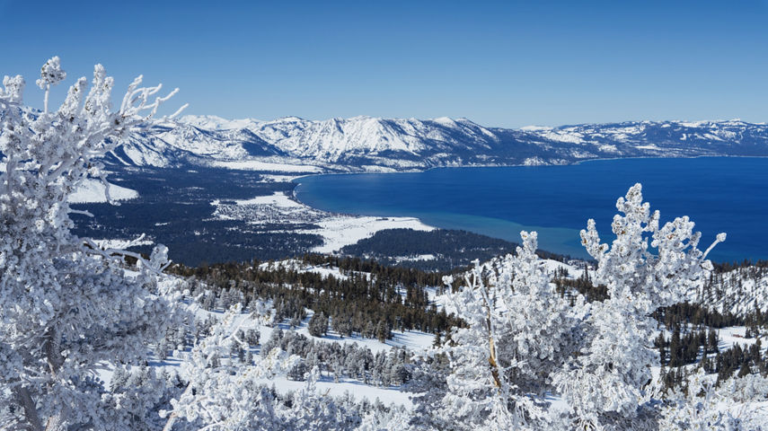 Scenic View of Lake Tahoe from Heavenly on a Bluebird Day