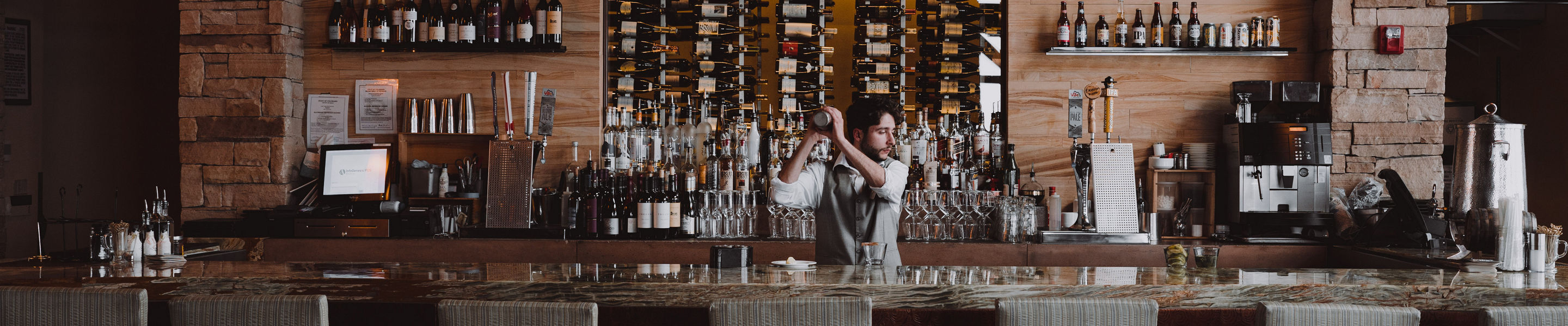 Bartender Making Cocktails at Vail