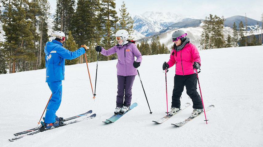 Adult Ski Lesson at Vail
