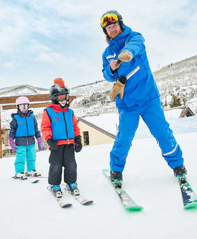 Children's Ski Lesson at Vail
