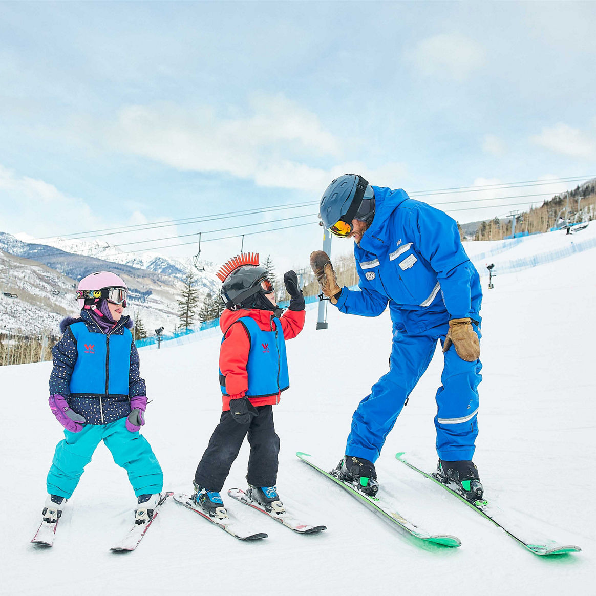 Children's Ski Lesson at Vail