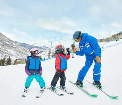 Children's Ski Lesson at Vail