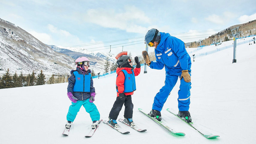 Children's Ski Lesson at Vail