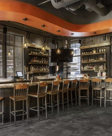 Interior of Wild Pine Restaurant at Northstar