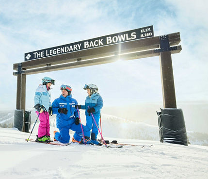 Children's Ski Lesson at Vail