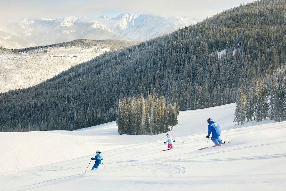 Children's Ski Lesson at Vail