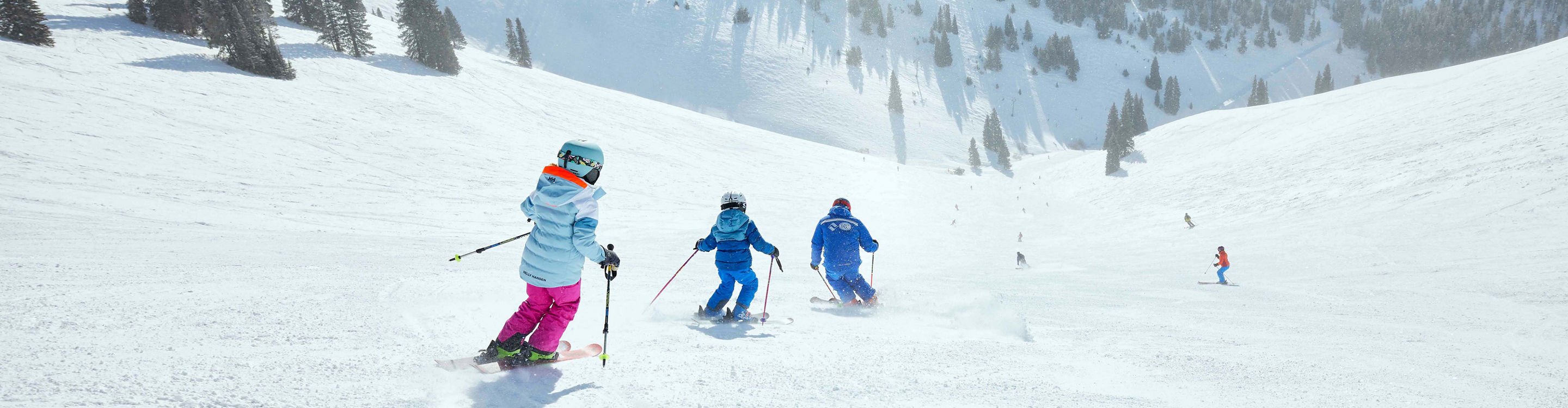 Children Ski Ride School Lesson at Vail