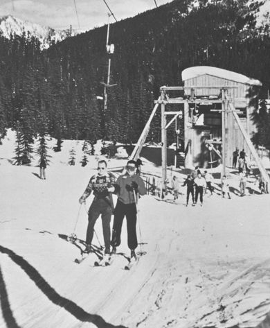 Stevens Pass Historic Image