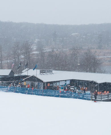 Wintry Overlook of Jack Frost Big Boulder Main Lodge