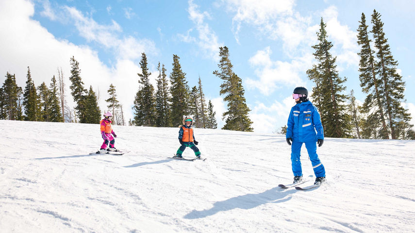 Child Ski Lesson at Keystone